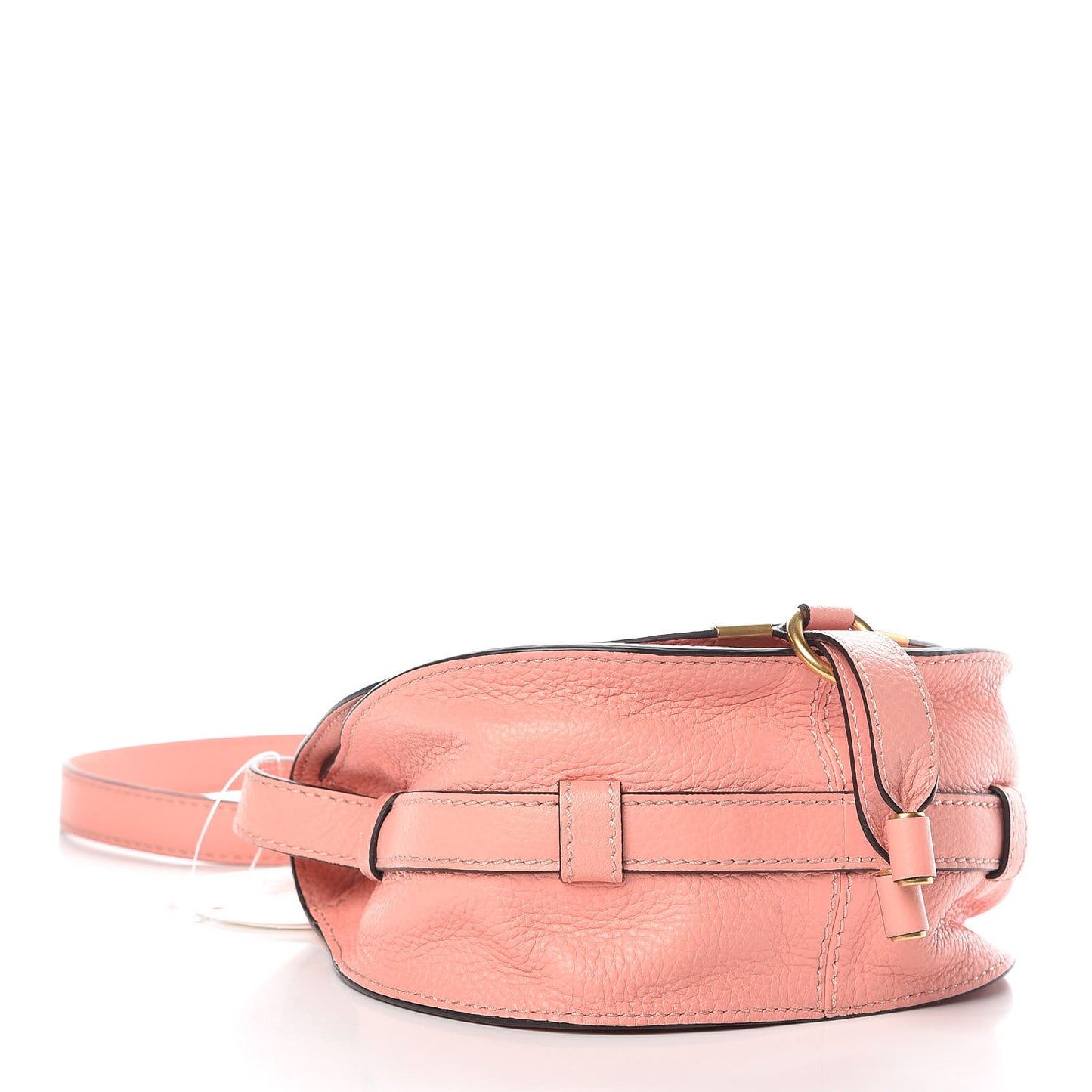 Calfskin Mini Marcie Round Crossbody Bag Ideal Blush