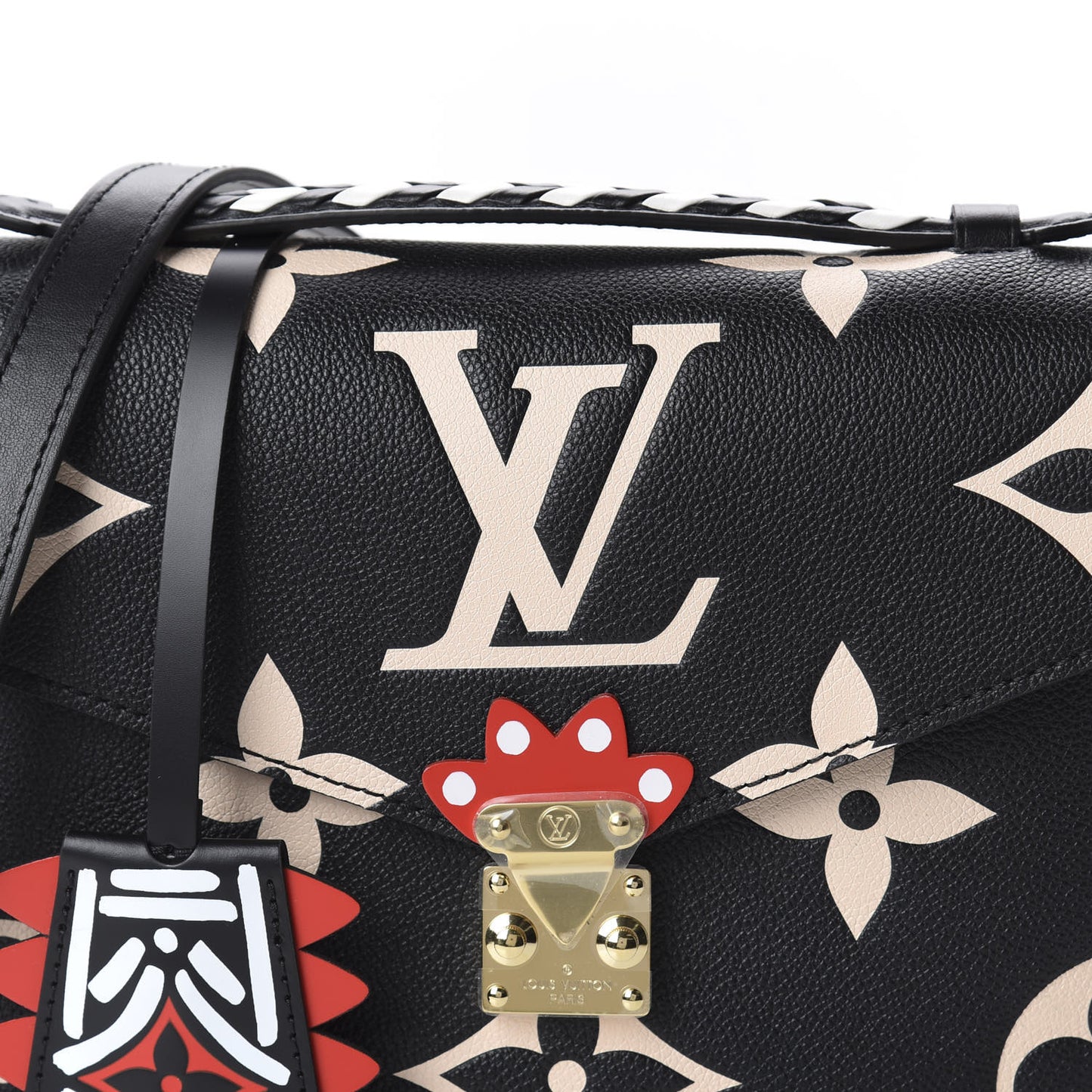 Empreinte Monogram Giant Crafty Pochette Metis Black Creme