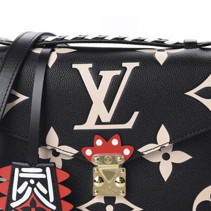 Louis Vuitton Empreinte Monogram Giant Crafty Pochette Metis Black Creme 8 of 8