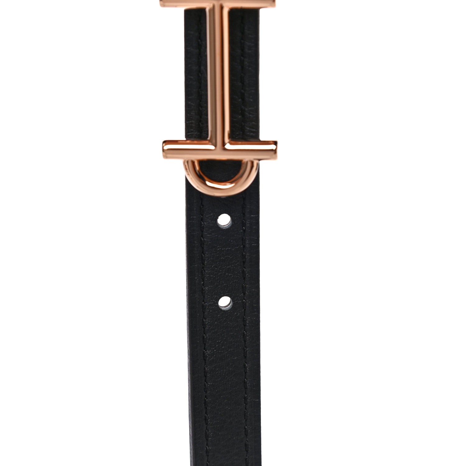 Hermes Swift Epsom 13mm Gamma Belt 70 Black Etoupe 7 of 8