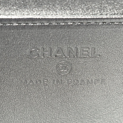 Chanel Metallic Gradient Calfskin Quilted Camera Case Blue Yellow Purple 7 of 16