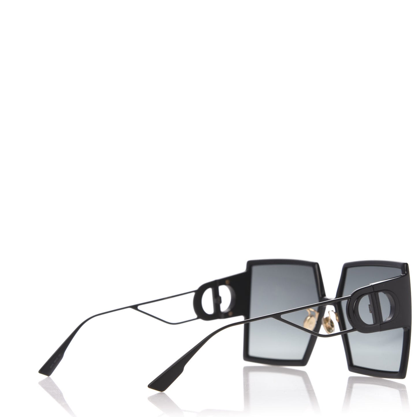 Square 30 Montaigne Sunglasses Black