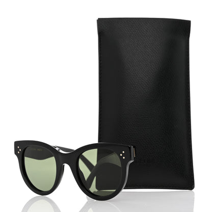 Celine Acetate Studded Mineral Round Sunglasses CL40031N Black 7 of 7