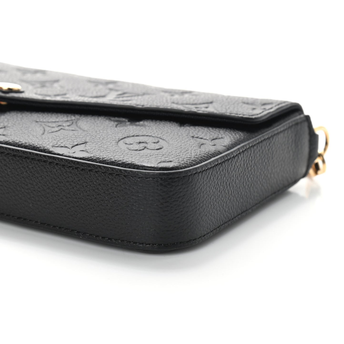 Empreinte Pochette Felicie Chain Wallet Black
