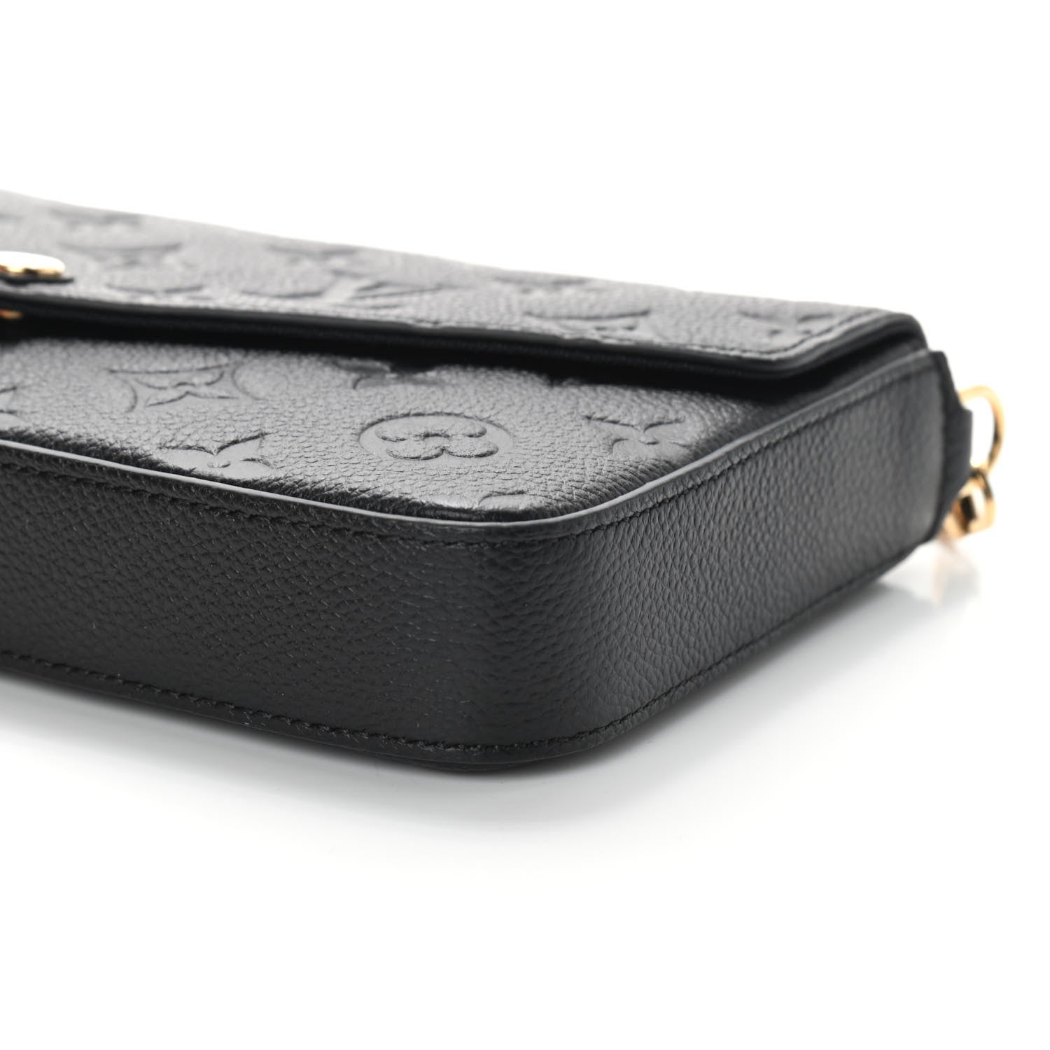 Louis Vuitton Empreinte Pochette Felicie Chain Wallet Black 7 of 10