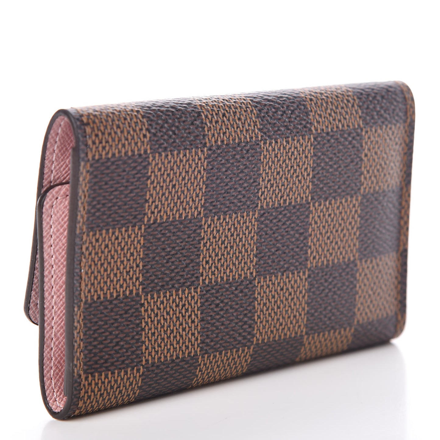 Damier Ebene Multicles 6 Key Holder Rose Ballerine