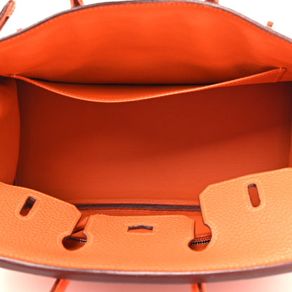 Hermes Togo Birkin 25 Orange 5 of 13