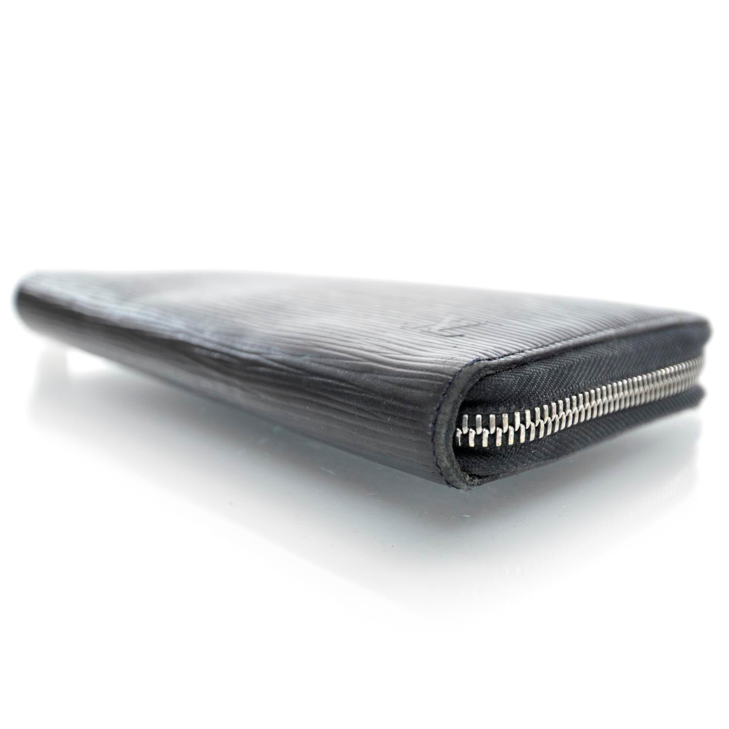 Louis Vuitton Epi Zippy Organizer Wallet Black 3 of 9