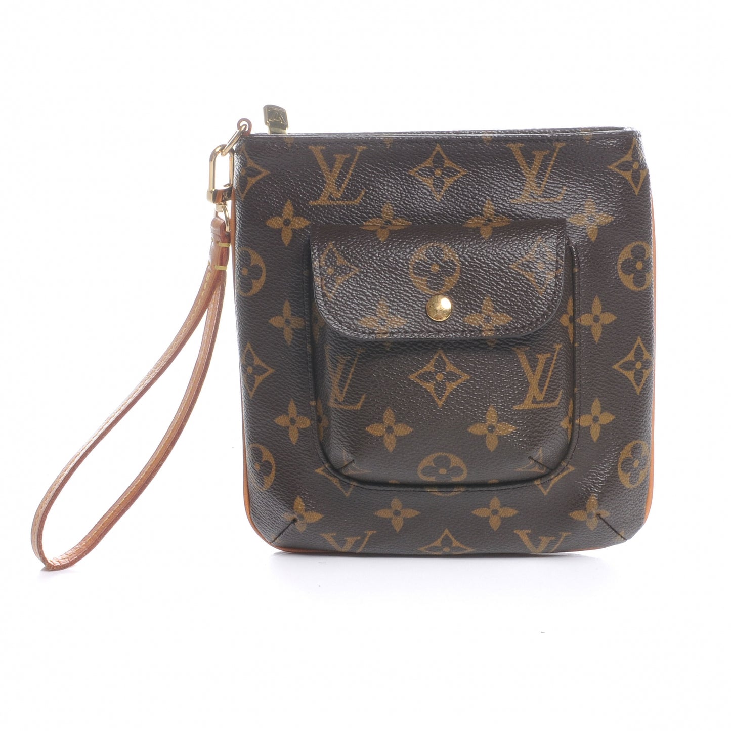 Monogram Partition Wristlet