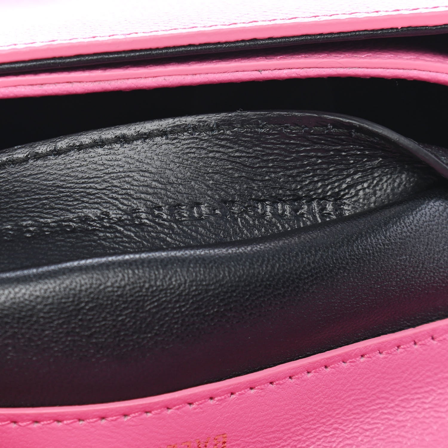Balenciaga Signature Grained Calfskin Logo Print Ville Day Bag XS Rose Bubblegum Black 7 of 9