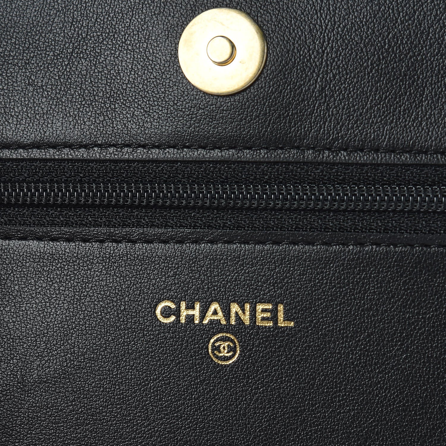 Chanel Caviar Quilted Boy Wallet On Chain WOC Black 6 of 11