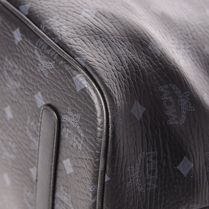 MCM Visetos Large Liz Reversible Shopper Tote Black 16 of 22