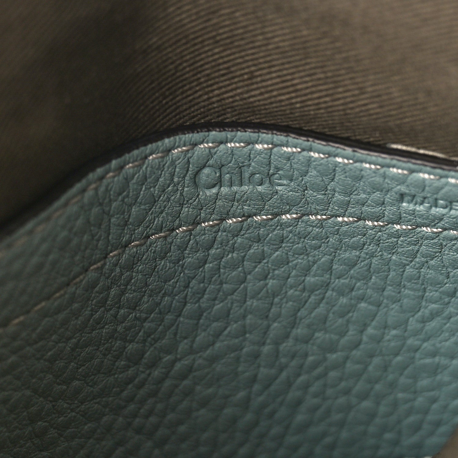 Chloe Calfskin Small Marcie Satchel Mint Blue 6 of 11