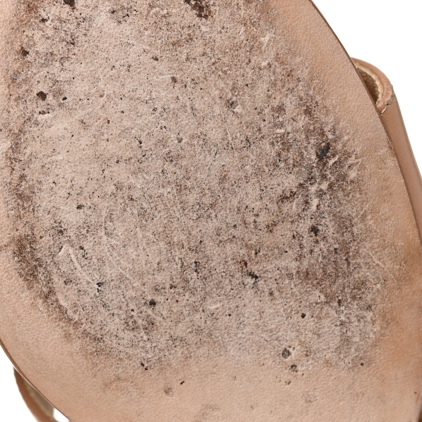 Calfskin CC Turnlock Sandals 37.5 Beige