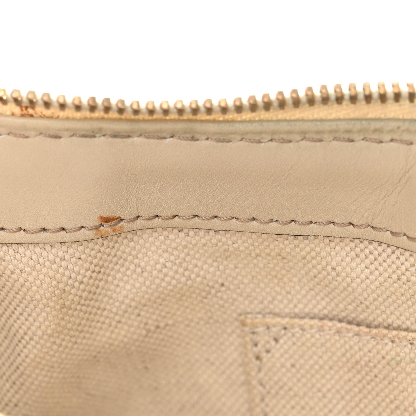 Guccissima Web Small Mayfair Bow Detail Shoulder Bag Beige Off White