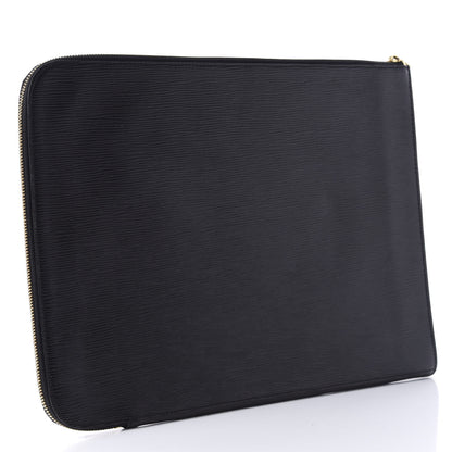 Louis Vuitton Epi Poche Documents Portfolio Case 39 Black 3 of 12