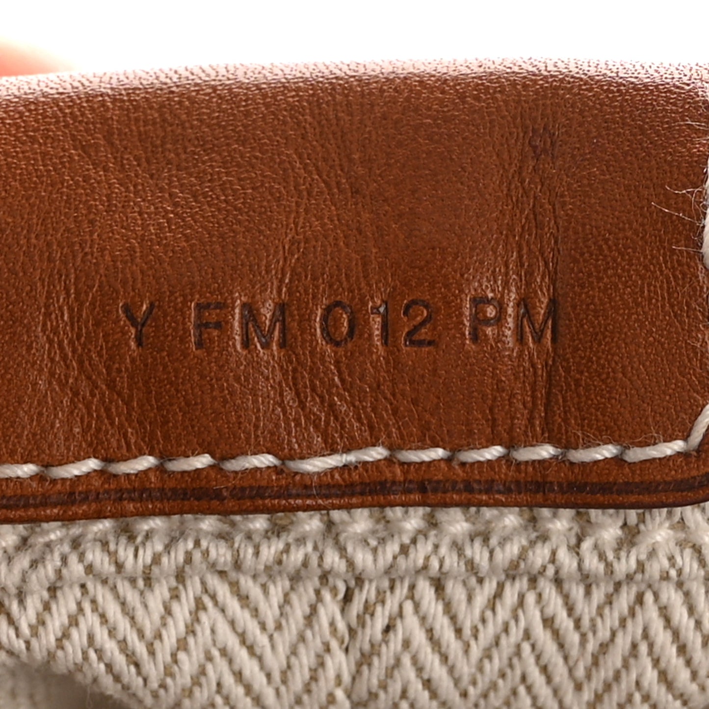 Canvas Barenia Fourbi 25 MM Pouch Naturel Fauve