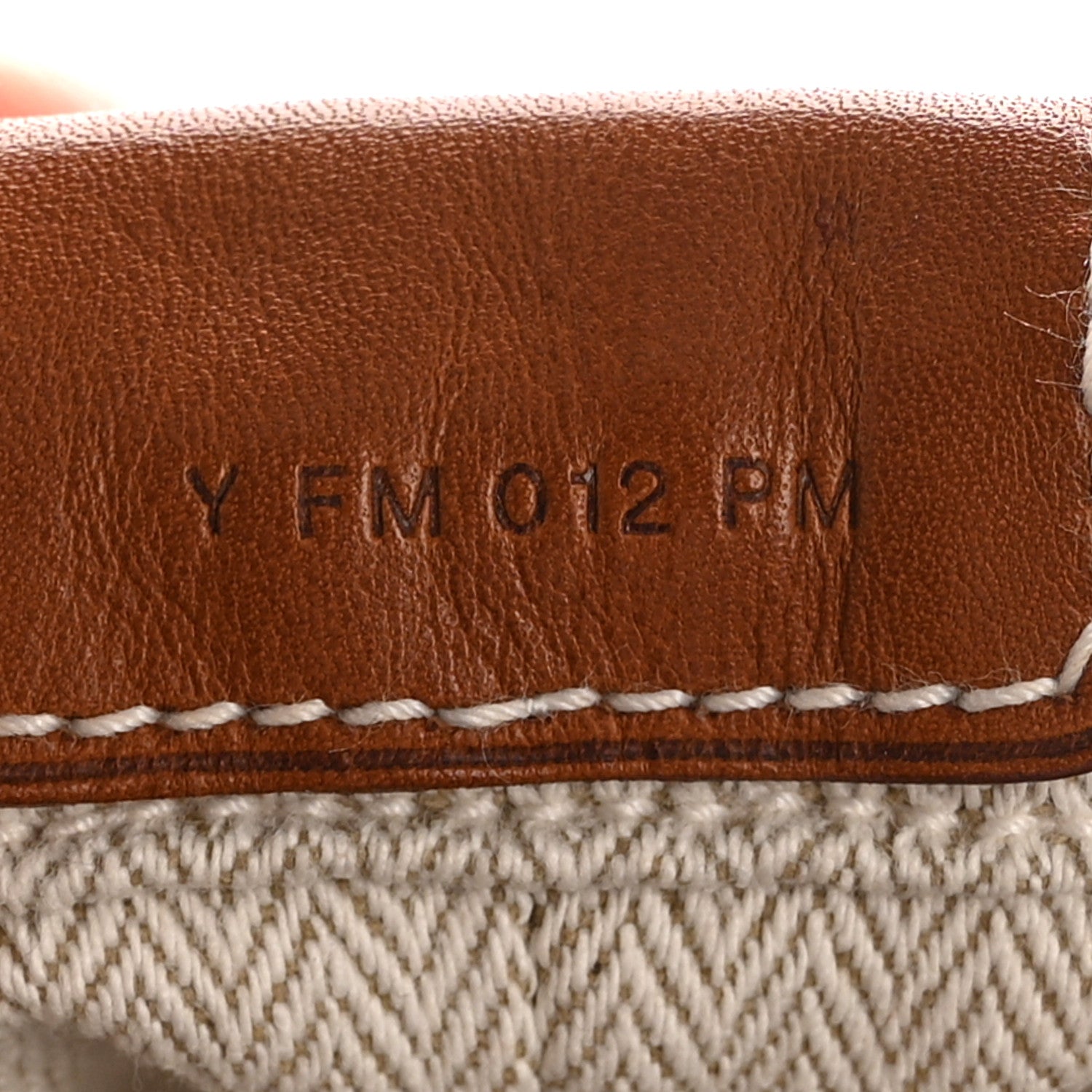 Hermes Canvas Barenia Fourbi 25 MM Pouch Naturel Fauve 7 of 8