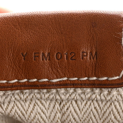 Hermes Canvas Barenia Fourbi 25 MM Pouch Naturel Fauve 7 of 8