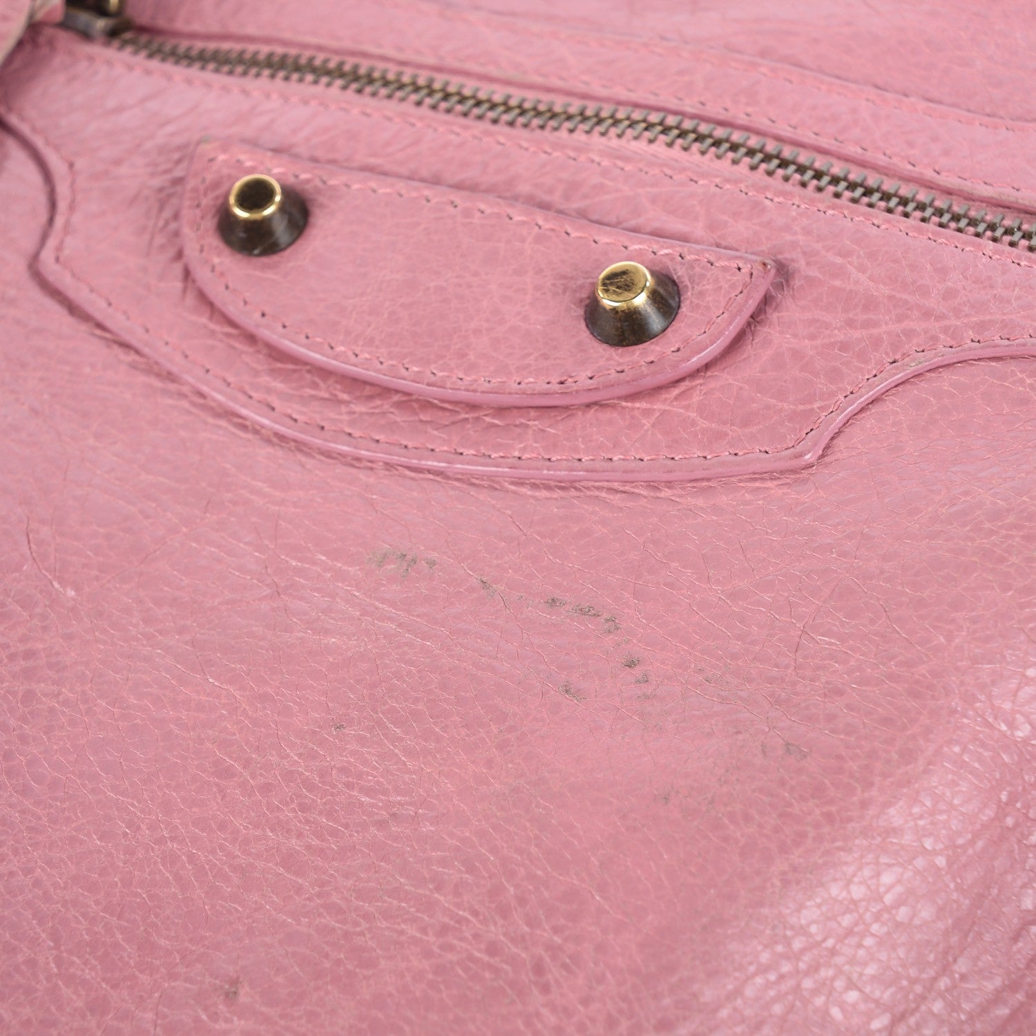 Balenciaga Agneau Classic Hardware City Rose Bruyere 5 of 13