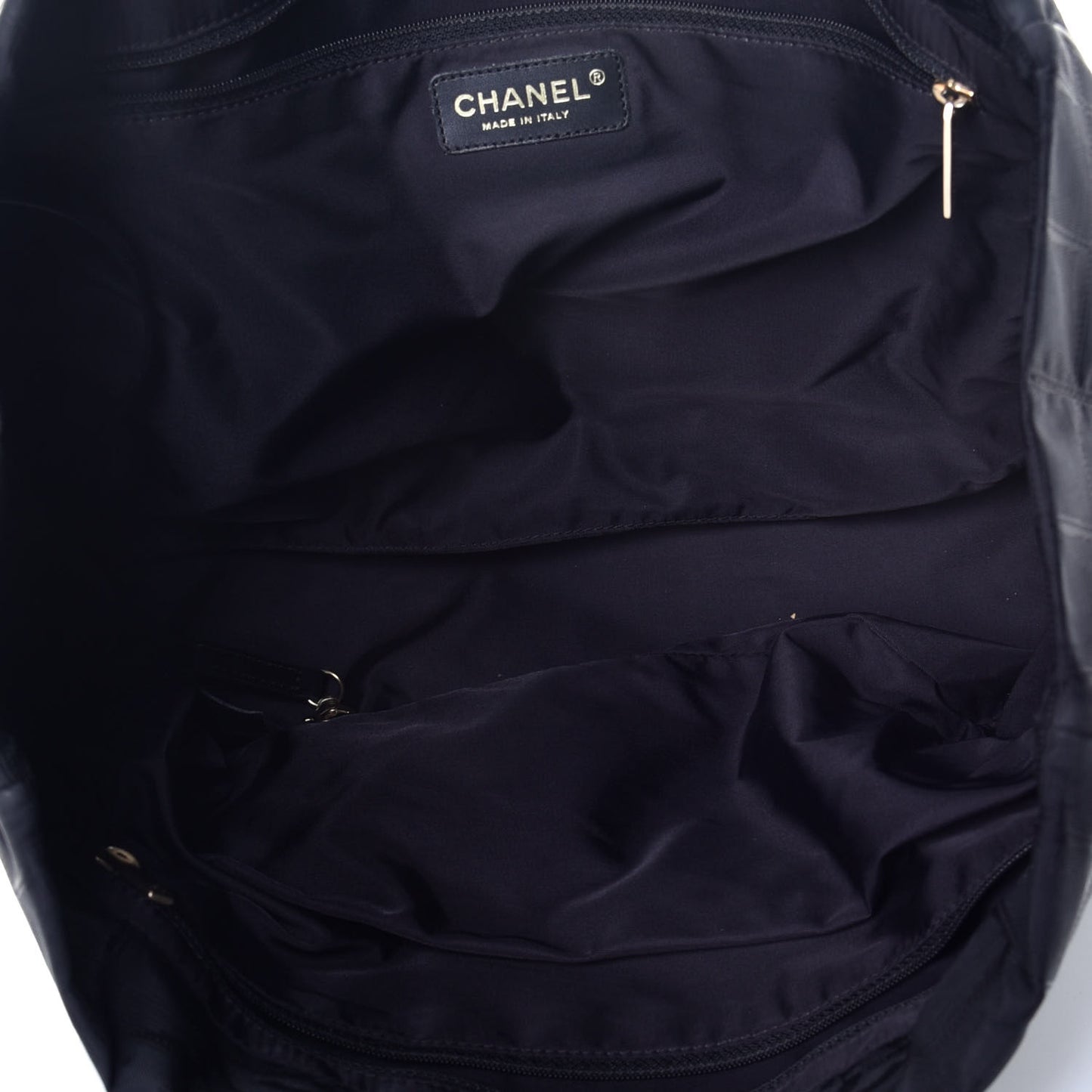 Nylon Medium Travel Tote Black