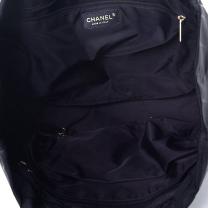 Chanel Nylon Medium Travel Tote Black 5 of 9