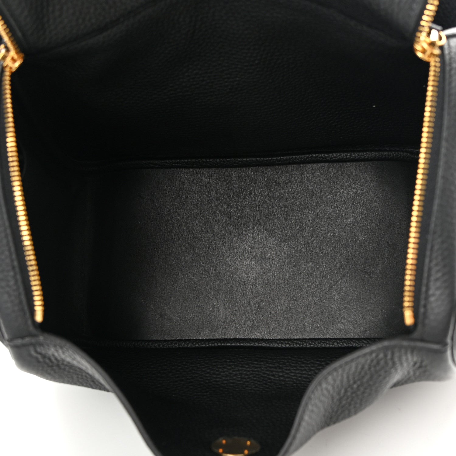 Hermes Taurillon Clemence Lindy 30 Black 5 of 12