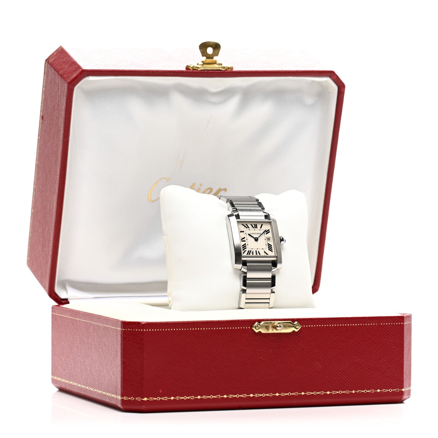 Cartier Stainless Steel 25mm Tank Francaise Quartz Watch 5 of 5