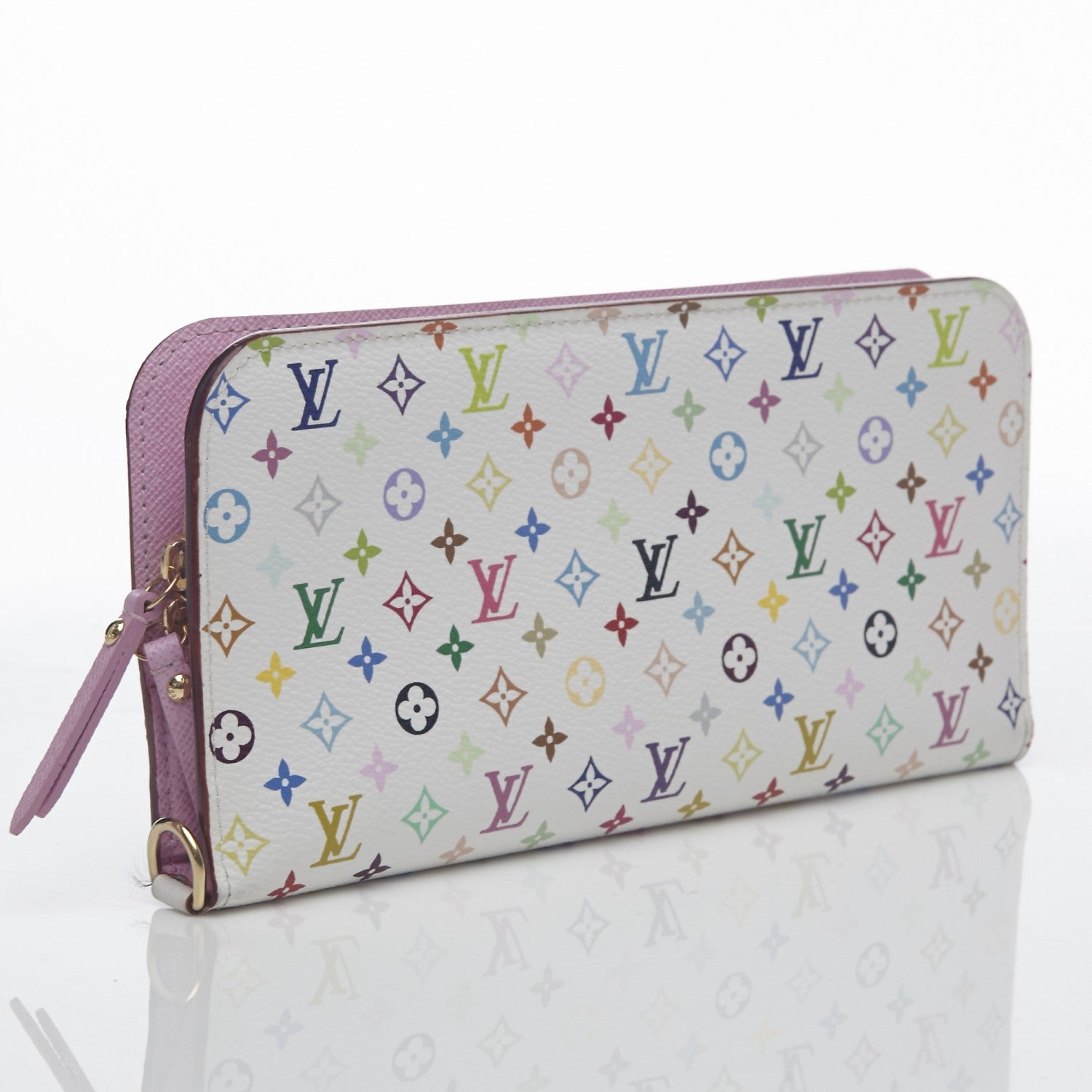Louis Vuitton Monogram Multicolor Insolite Wallet Litchi 4 of 9