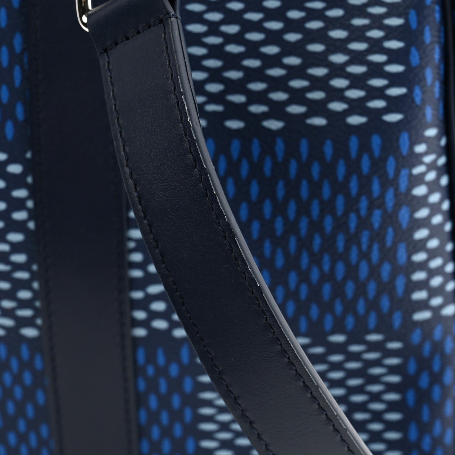Louis Vuitton Damier Heritage Keepall Bandouliere 50 Blue 10 of 10