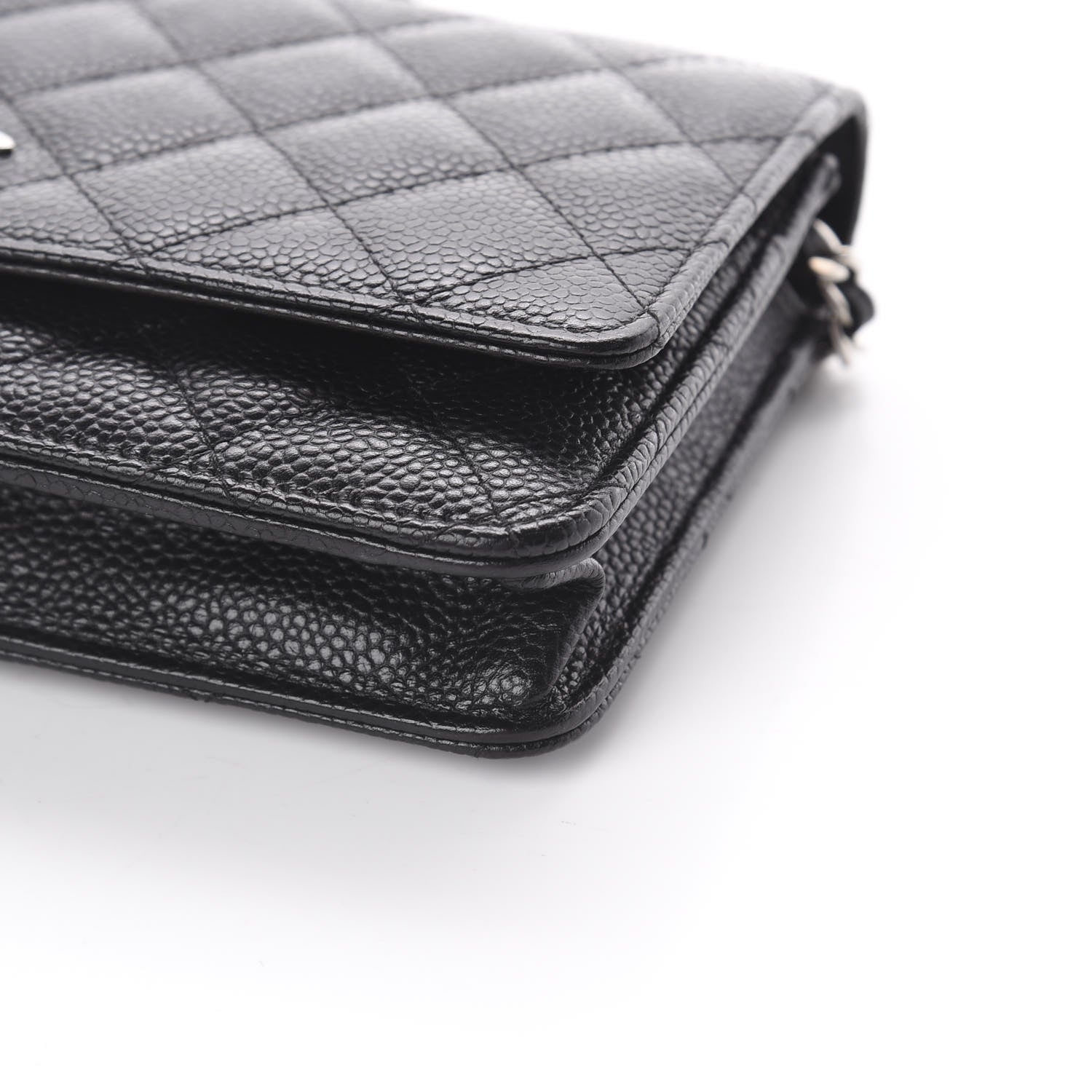 Chanel Caviar Quilted Wallet On Chain WOC Black 6 of 9