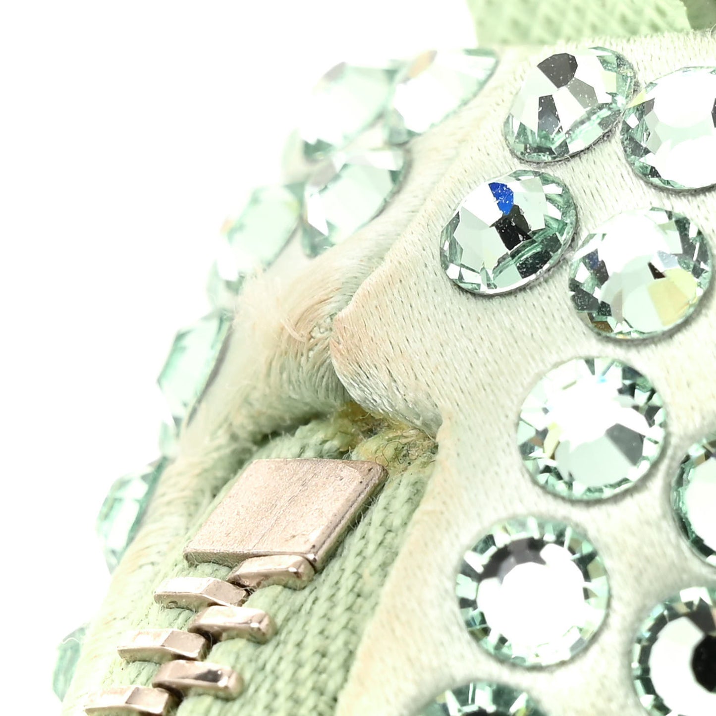 Satin Crystal Re-Edition 2005 Shoulder Bag Acqua