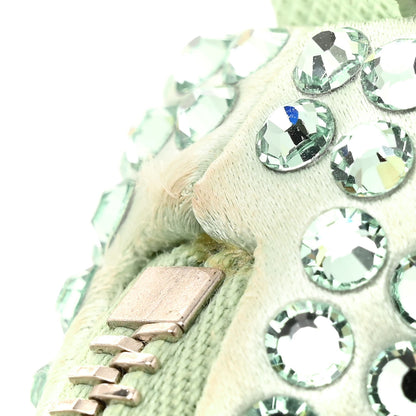 Prada Satin Crystal Re-Edition 2005 Shoulder Bag Acqua 14 of 14