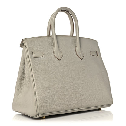 Hermes Togo Birkin 25 Gris Perle 2 of 10