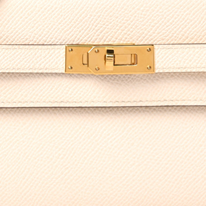 Hermes Epsom Verso Kelly Wallet To Go Nata Jaune Poussin 11 of 12