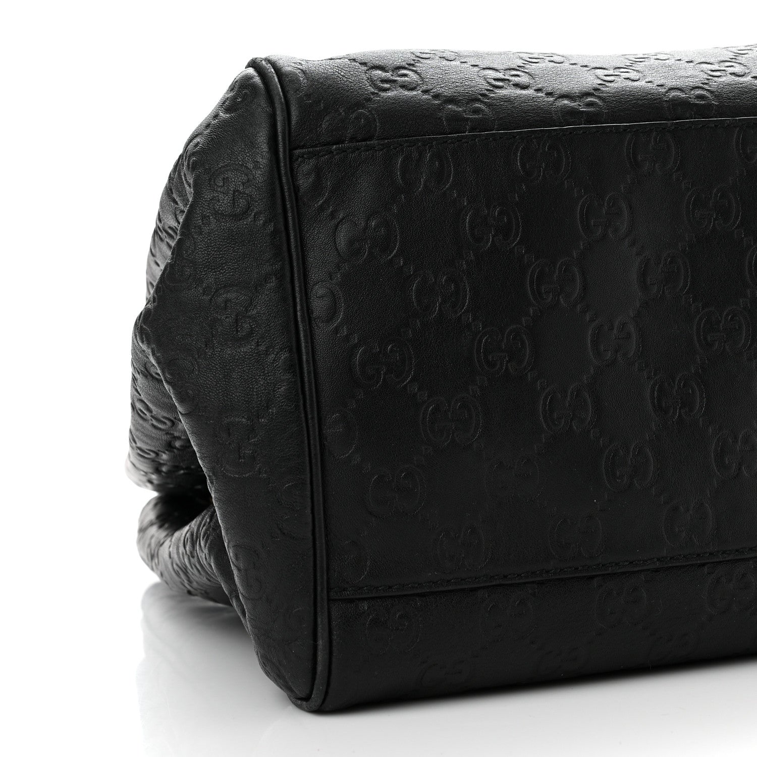 Gucci Guccissima Medium Emily Shoulder Bag Black 9 of 10