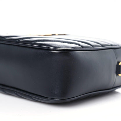 Saint Laurent Calfskin Matelasse Monogram Lou Camera Bag Black 10 of 11