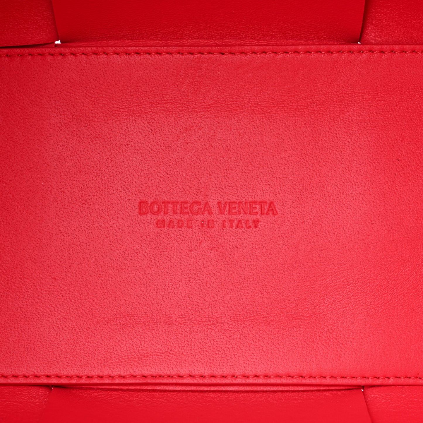 Nappa Maxi Intrecciato Medium Arco Tote Firework