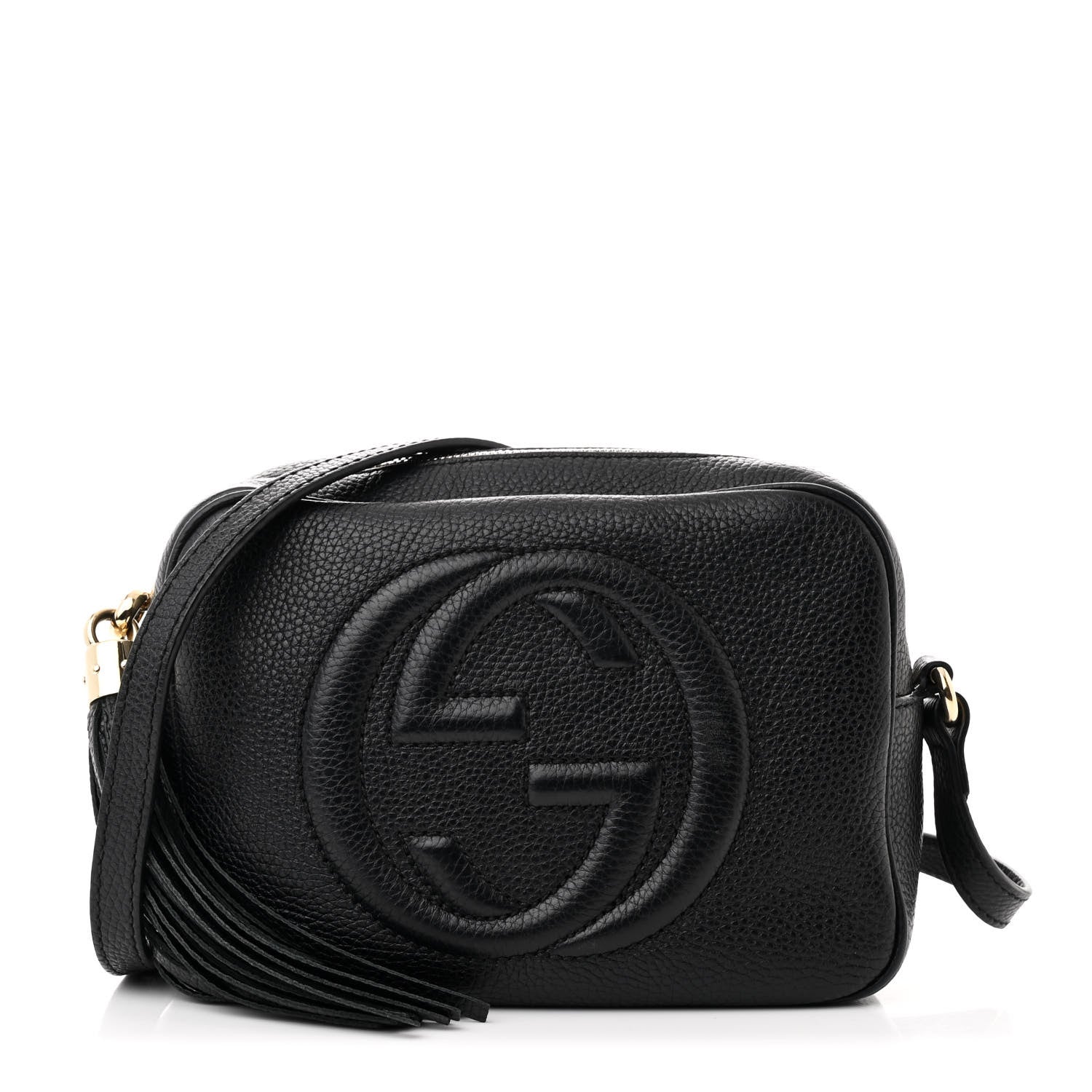 Gucci Pebbled Calfskin Small Soho Disco Bag Black 1 of 11