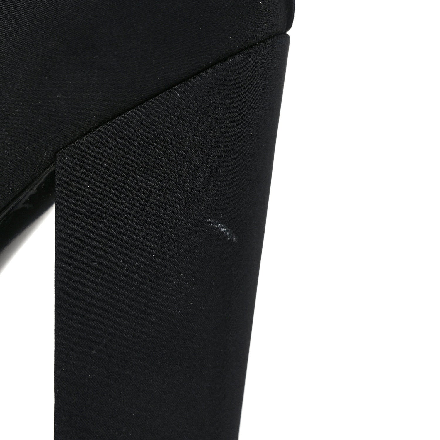 Chanel Satin Camelia Block Heels Pumps 41 Black 9 of 9
