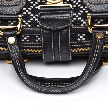 Gucci Diamante Calfskin Large Aviatrix Boston Black 14 of 16