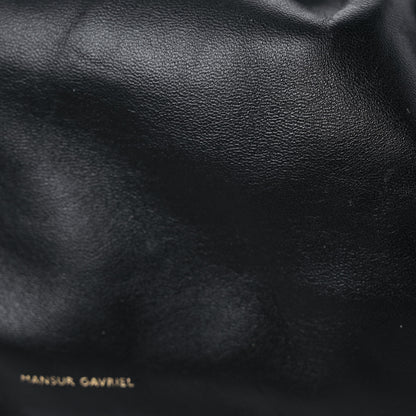Mansur Gavriel Lambskin Mini Cloud Clutch Black Flamma 12 of 13