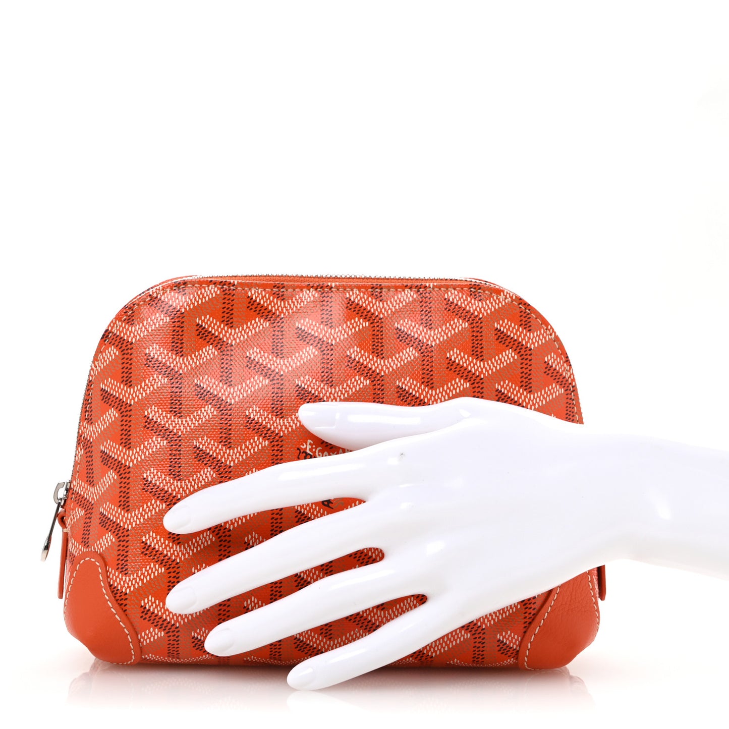 Goyardine Vendome Toiletry Pouch Orange
