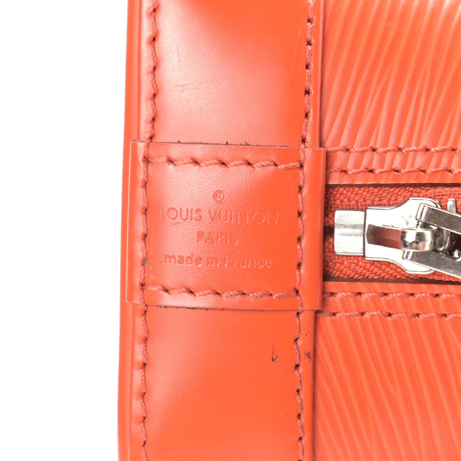 Louis Vuitton Epi Alma BB Piment 6 of 13