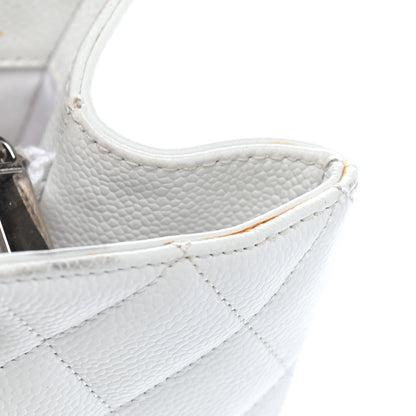 Chanel Caviar Quilted Grand Shopping Tote GST White 11 of 14