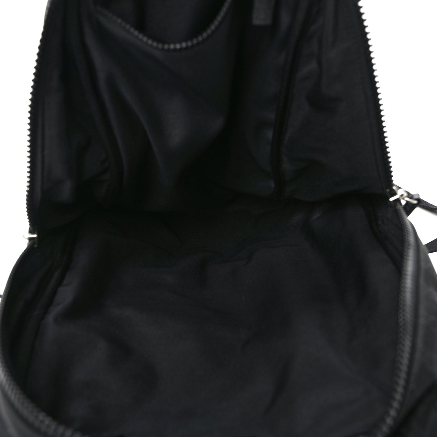Nylon Monogram Slim Backpack Black