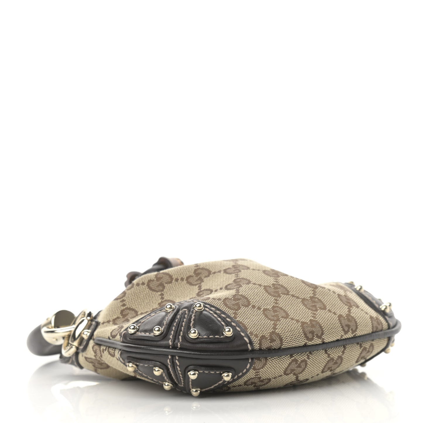 Monogram Mini Indy Top Handle Bag Dark Brown