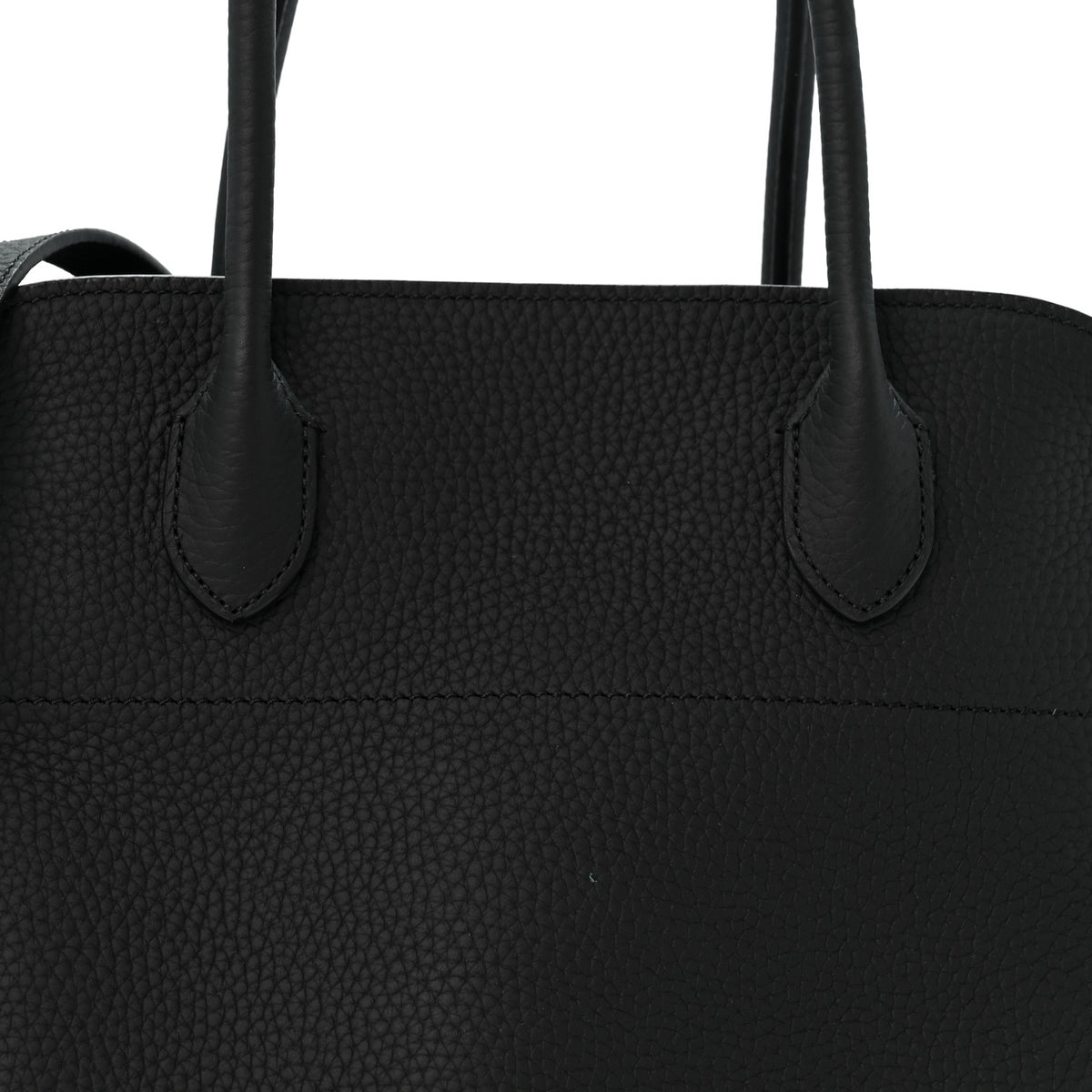 Matte Grained Calfskin Soft Margaux 12 Black
