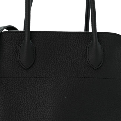 The Row Matte Grained Calfskin Soft Margaux 12 Black 7 of 9