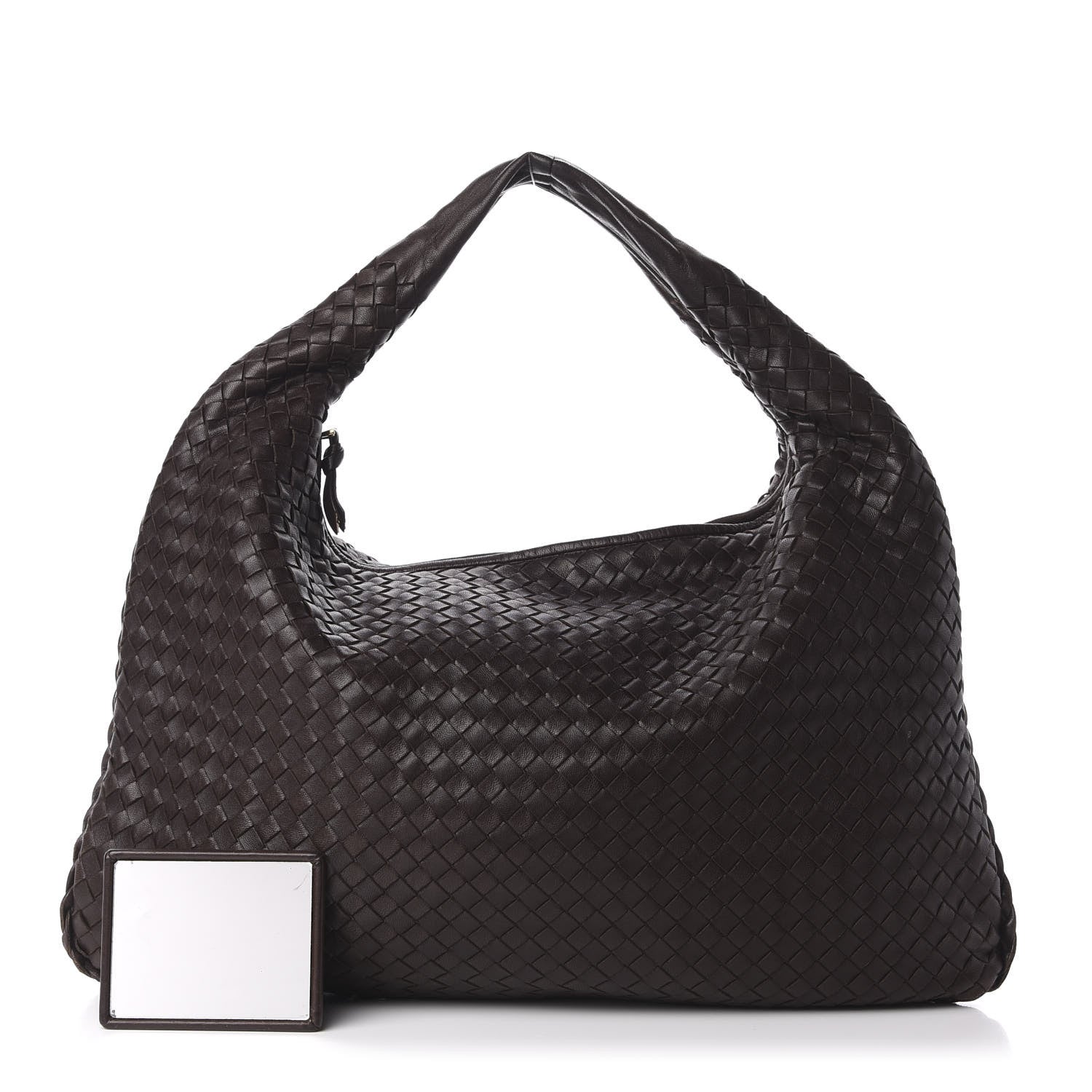 Bottega Veneta Nappa Intrecciato Large Veneta Hobo Ebano 1 of 16